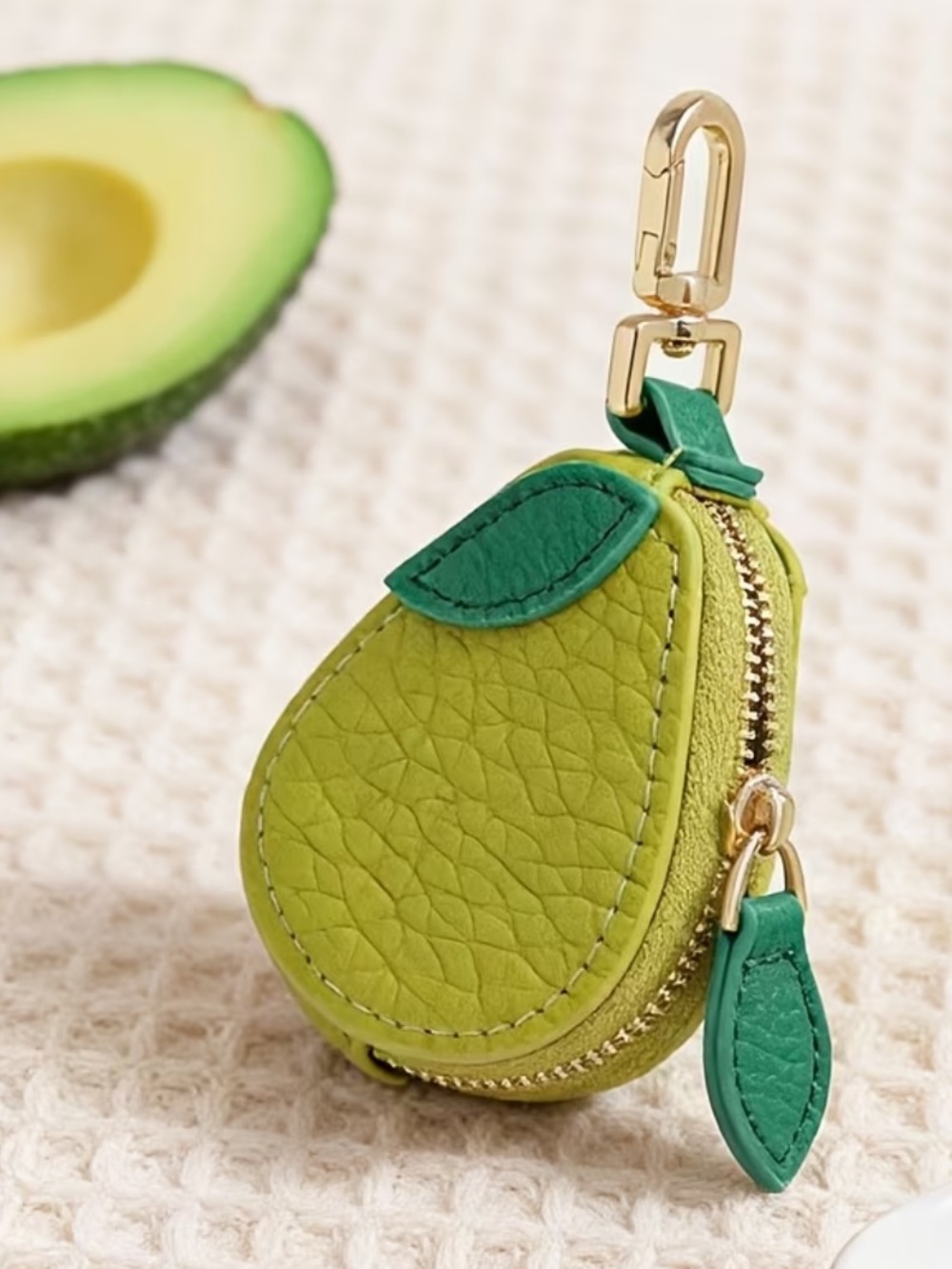 Avocado Bag Charm Keychain | Mini AirPods, AirTag, Lip Gloss Holder NWT 🥑